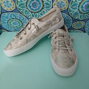 Sperry Metallic Crest Vibe Sneakers - NWOB